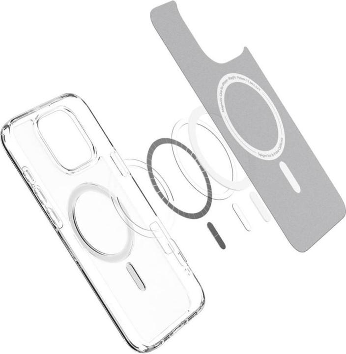 Actual product image Spigen Ultra Hybrid MAG iPhone 16 Pro Max MagSafe frost clear ACS08002 (Apple iPhone 16 Pro Max)