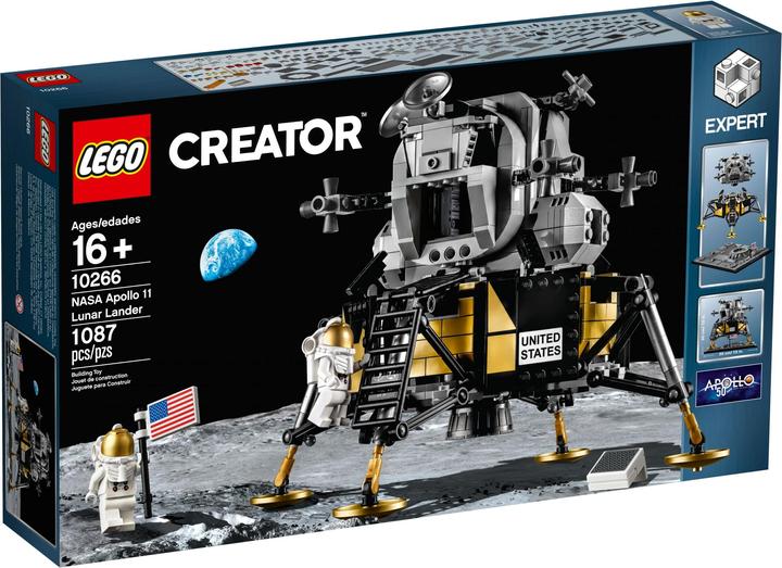 Produktbild LEGO Creator Expert End-Of-Live Set NASA Apollo 11 Mondlandefaehre - 10266 NEU! Teile 1087x (10266)