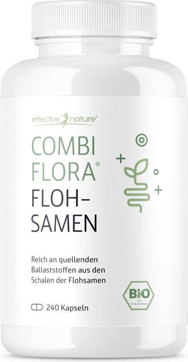 Effective Nature Capsule di pula di psillio biologica Combi Flora (240 Pezzo/i, Pillole, 160 g)