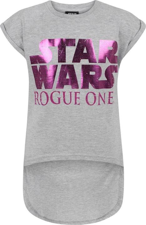 Actual product image Star Wars Girls Marl Short-Sleeved T-Shirt (140)