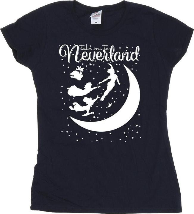 Actual product image Disney Womens/Ladies Peter Pan Take Me To Neverland Cotton T-Shirt (S)