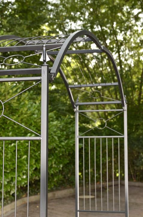 Produktbild CLP Rosenbogen Flexi, schwarz (40 cm, 110 cm)