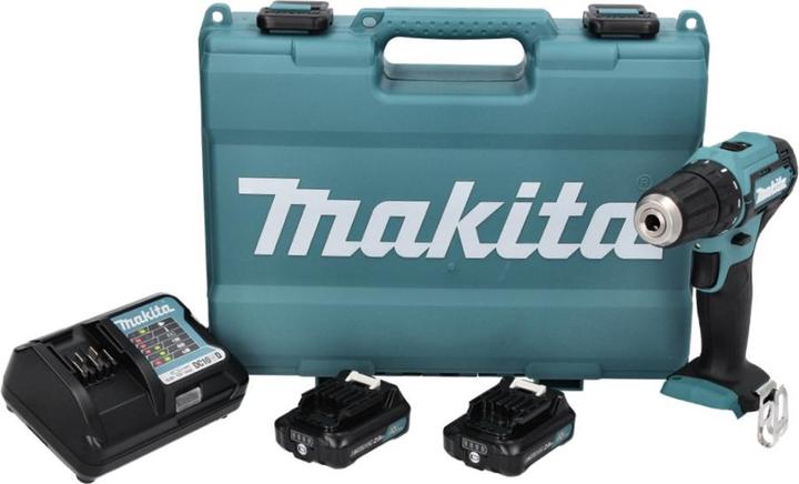 Immagine prodotto Makita Trapano avvitatore a batteria DF333DWAE 10.8V 2x2.0Ah (Batteria ricaricabile)