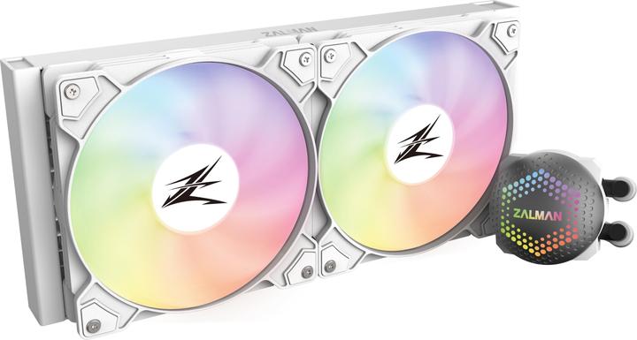 Produktbild Zalman ALPHA24 White CPU Liquid Cooler 240mm Radiator 2 x 10 mm Fan ARGB pump Dual
