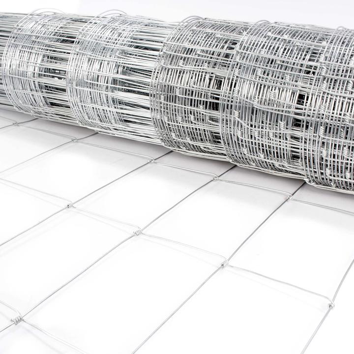 Actual product image Wiltec Wildlife fence Pasture fence 50m long 100/08/15 Wire fence Knotted mesh Forestry fence