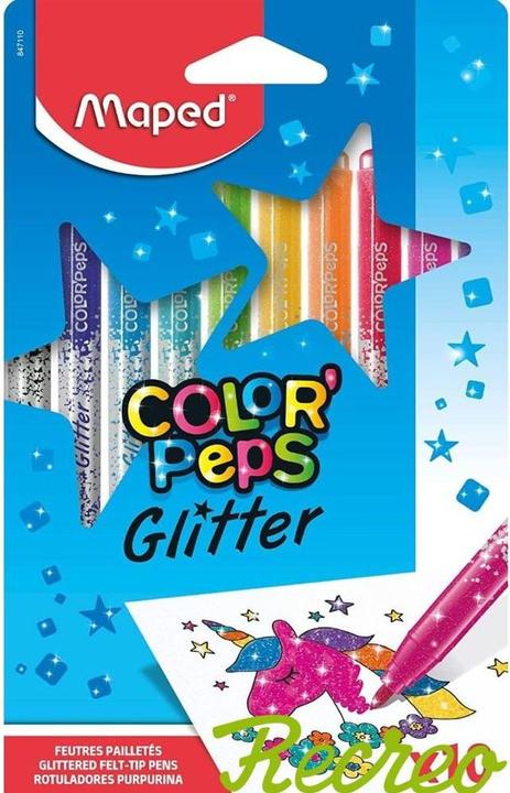 Maped Color Peps Glitzer (Mehrfarbig, 10 x)