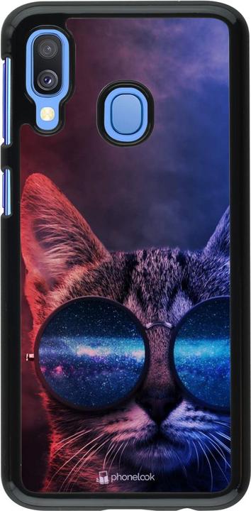 Produktbild PhoneLook Hülle Red Blue Cat Glasses (Samsung Galaxy A40)
