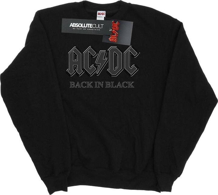 Actual product image AC/DC Boys Back In Black Sweatshirt (152, 158)
