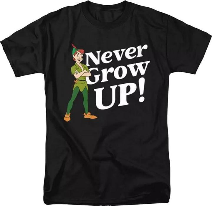 Disney Mens Never Grow Up T-Shirt