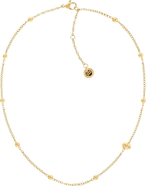 Tommy Hilfiger Metallic Orbs Halskette (Edelstahl, 46 cm)