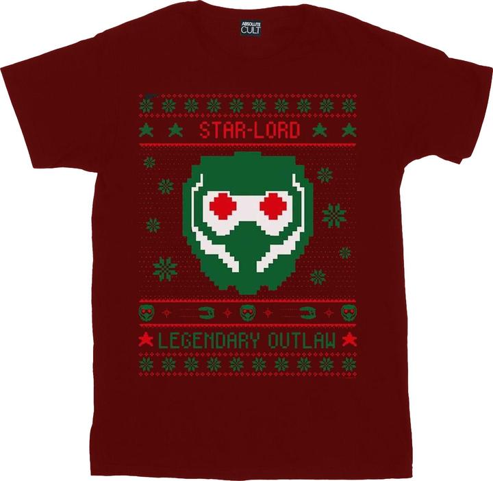 Produktbild Guardians Of The Galaxy Vol. 2 Star Lord Fair Isle TShirt Jungen (152, 158)