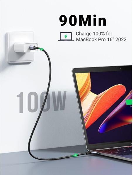 Actual product image Ugreen USB Type C - USB Type C (1 m, USB 2.0)