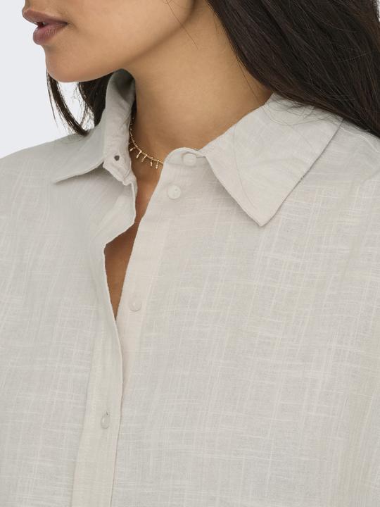 Image du produit Only Coupe normale Col chemise Poignets retournés Chemise (L)