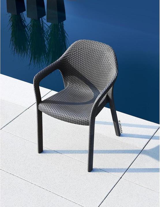 Produktbild Lechuza Cottage Stapelstuhl granit