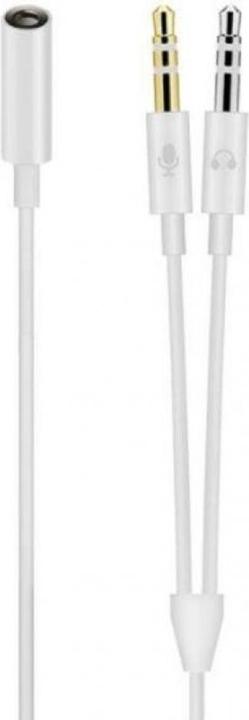 Image du produit PowerGuard Microphone Casque CTIA Splitter Adaptateur de casque double 3,5 mm