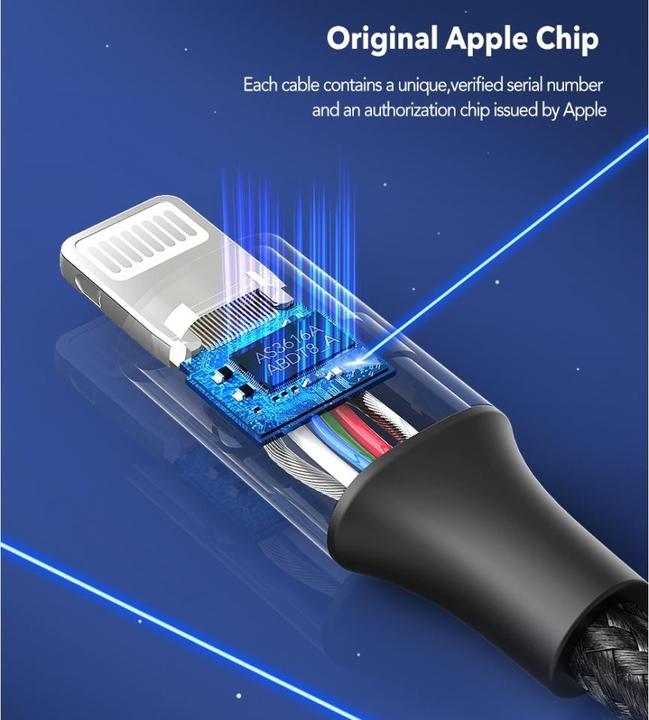 Image du produit Ugreen Câble Lightning vers USB-C 2.0 (1 m, USB 2.0)