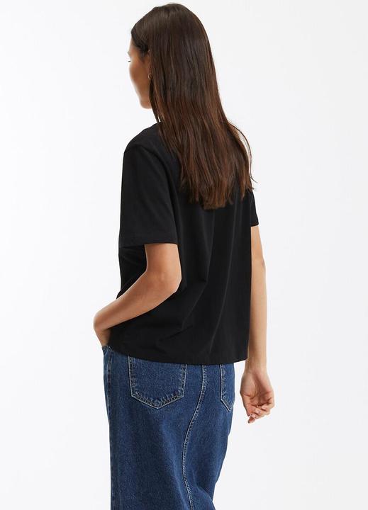 Produktbild La Redoute Collections T-Shirt mit rundem Ausschnitt und kurzen Ärmeln (38)