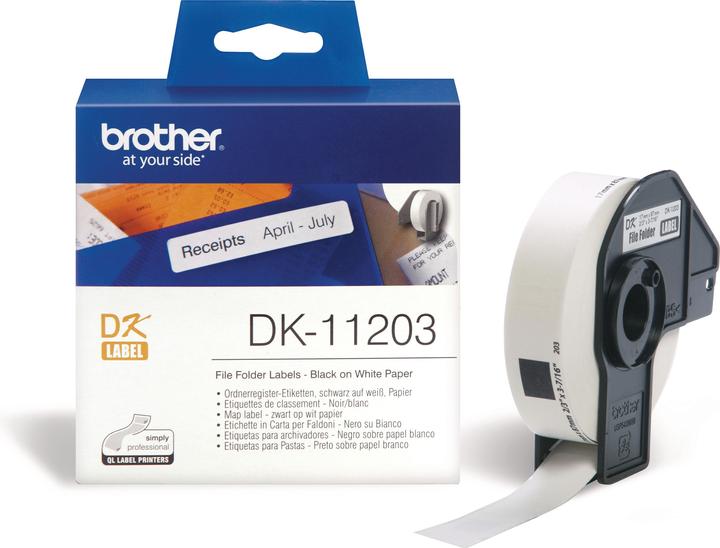 Brother DK-11203 Aktenordneretiketten