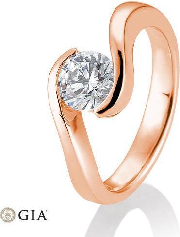 Produktbild Breuning Ring Schwung 0,80-1,50 ct. (48, 585/14 K Gold)