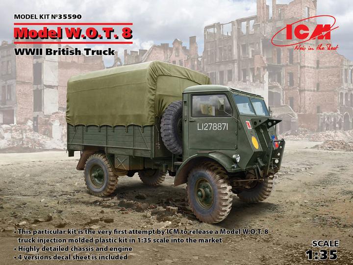 Immagine prodotto ICM Modello W.O.T.8, camion inglese della seconda guerra mondiale