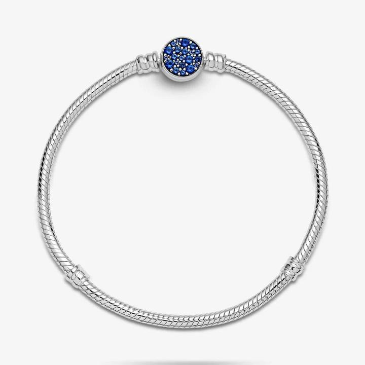 Immagine prodotto Pandora Bracciale con chiusura a disco a catena di serpente (19 cm, Sterling silver)