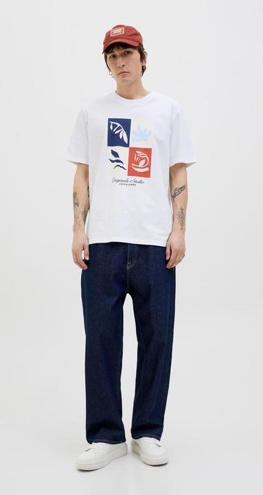 Image du produit Jack & Jones Gedruckt Rundhalsausschnitt T-shirt T-shirt (M)