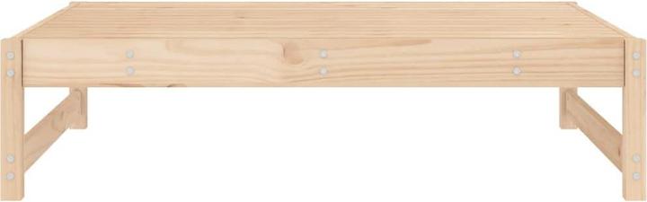 Actual product image VidaXL Gartenhocker 120x80 cm Massivholz Kiefer,Material