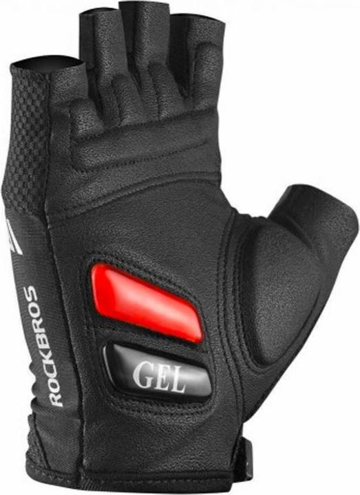 Image du produit Rockbros S143-BK XL gants de cyclisme avec inserts en gel - noir (XL)