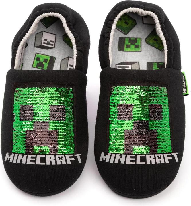 Produktbild Minecraft Jungen Hausschuhe Pailletten (33)
