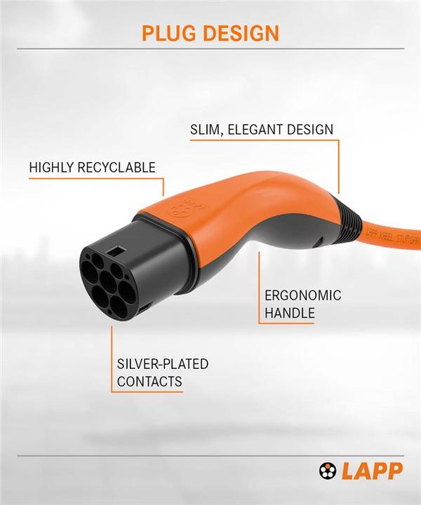 Actual product image Lapp Mobility EV-TYPE2 (Type 2, 7.40 kW, 32 A, 5 m)