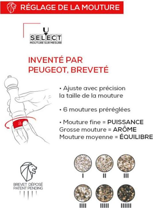 Produktbild Peugeot PARIS ROT Pfeffermühle U SELECT 40cm (Pfeffer)