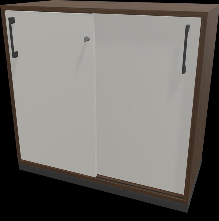 Grigio scuro, Grigio perla, Decoro in noce scuro con struttura