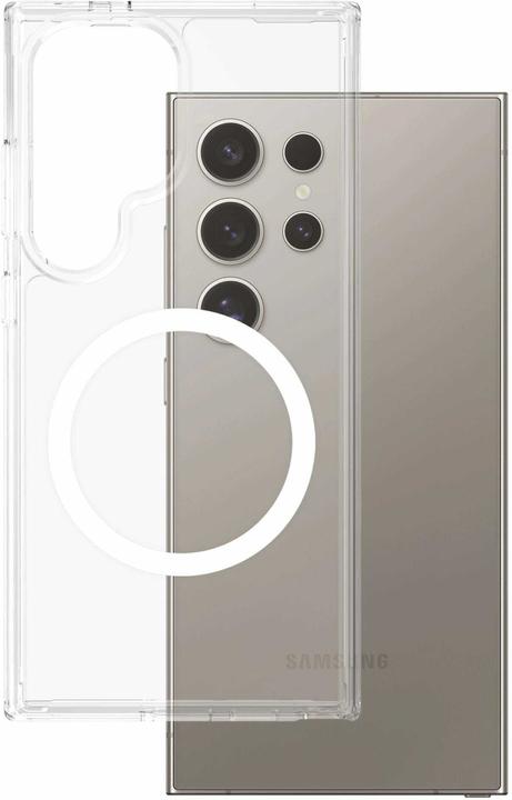 Produktbild PanzerGlass CARE by ® Flagship Case Transparent Urban Combat m. Weiss Qi Compatible Samsung Galaxy S (Samsung Galaxy S25 Ultra)