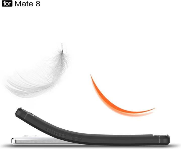 Image du produit Screenguard Housse Huawei Mate 8 Carbon Brushed Soft TPU (Mate 8)
