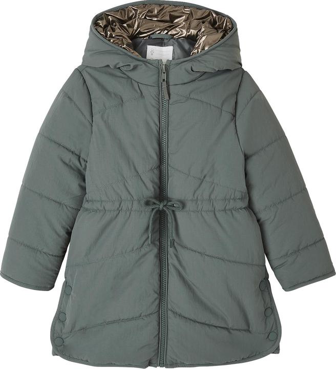 Vertbaudet Mädchen Light-Steppmantel mit Kapuze, Wattierung Recycling-Polyester (86)