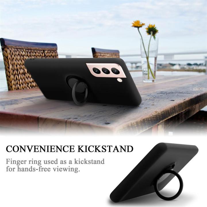 Productafbeelding Cadorabo TPU Vloeibare Ring Silicone Hoesje (Samsung Galaxy S21 5G)