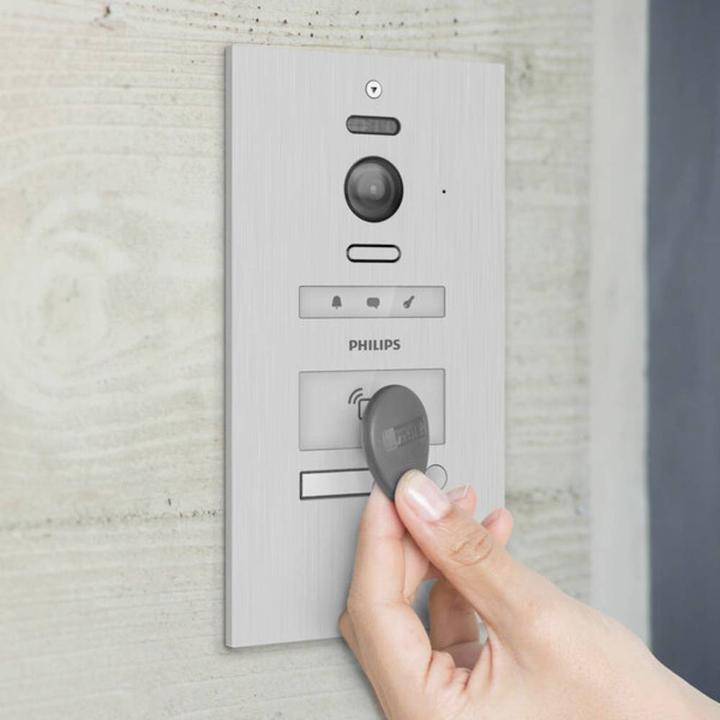 Actual product image Philips WelcomeHive Pro 2 video door intercom WLAN outdoor unit aluminium (Wi-Fi)