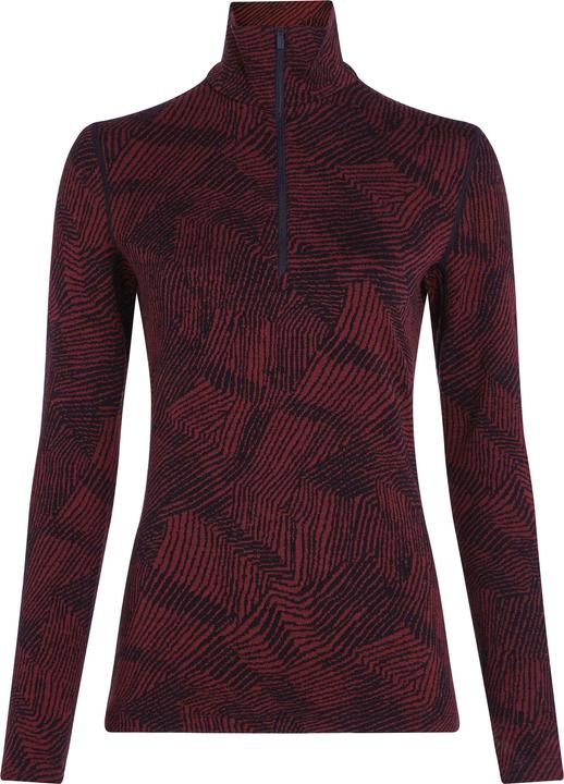 Icebreaker Women's 260 Vertex L/S Half Zip Frozen Forms