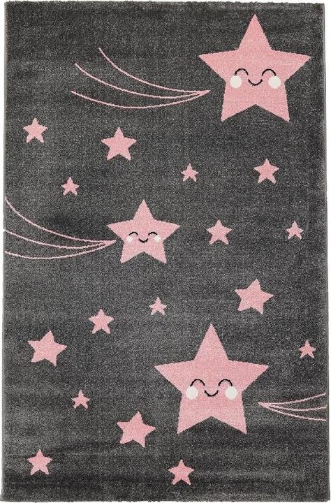 Produktbild Paco Home Kinder-Teppich Kinderzimmer Planeten Rakete (80 x 150 cm)