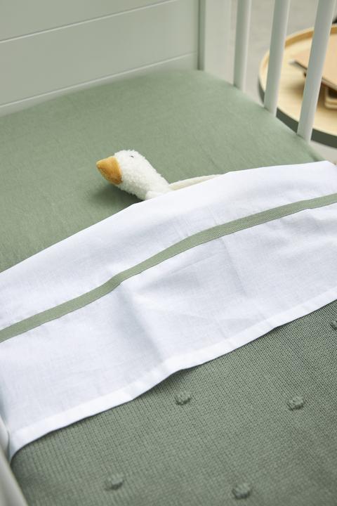 Immagine prodotto Meyco Coperta per neonati grande Mini Knots - verde bosco - 100x150cm (100 x 150 cm)