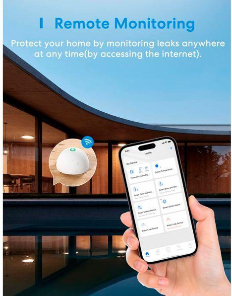 Actual product image Meross Smart Water Leak Sensor