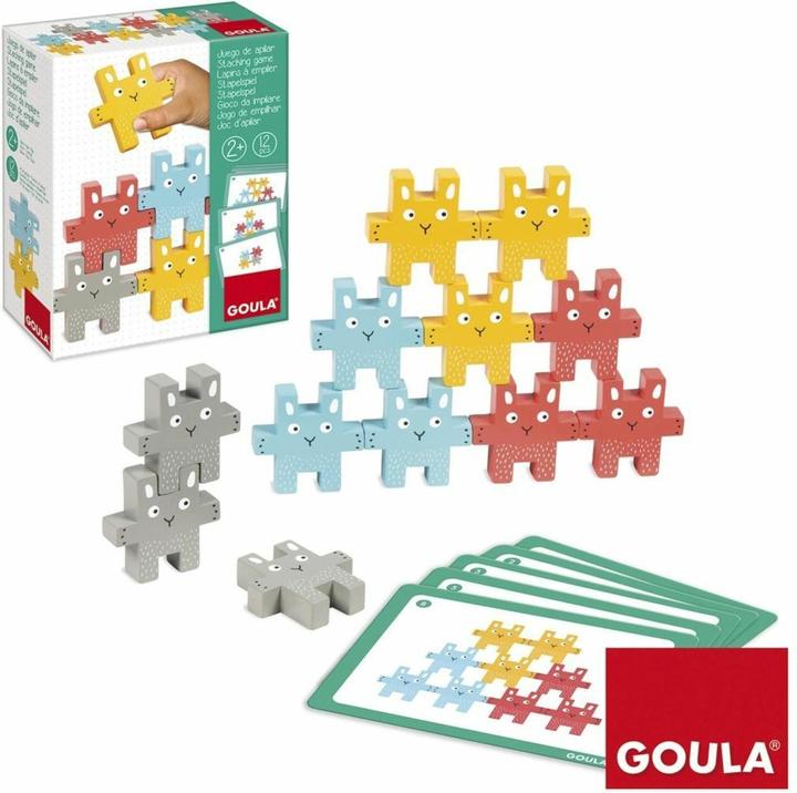 Image du produit Goula Lapins à empiler (Néerlandais, Anglais)