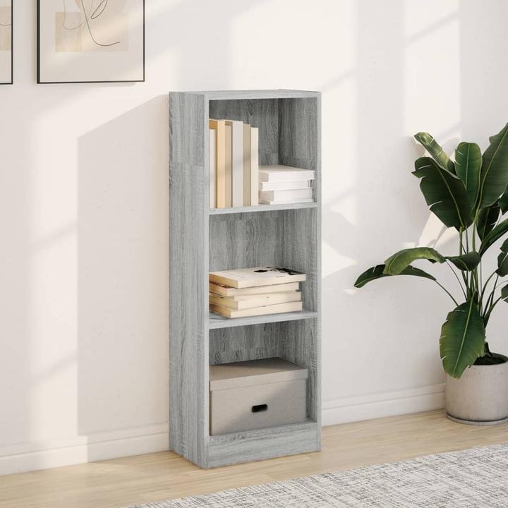 Immagine prodotto VidaXL Bücherregal Bücherschrank Standregal Büroregal Grau Sonoma Holzwerkstoff (40 x 24 x 109 cm)