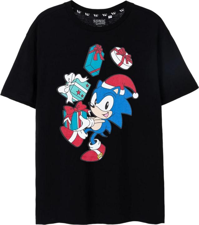 Immagine prodotto Sonic The Hedgehog Maglietta Natale Regalo Uomo (XXL)