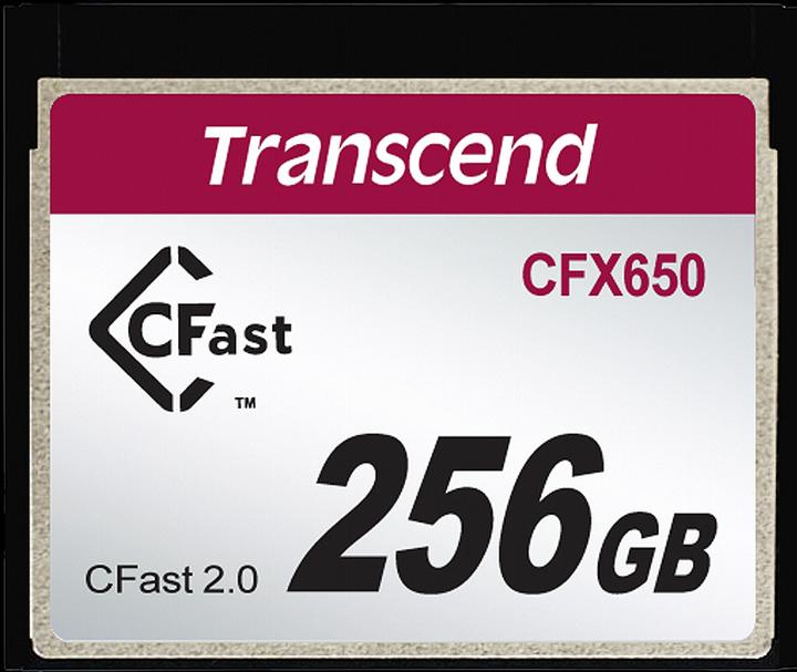 Produktbild Transcend CFast 2.0 CFX650 256GB (256 GB, CFast 2.0)