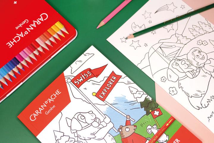 Produktbild Caran d'Ache Swiss Explorer Malbuch
