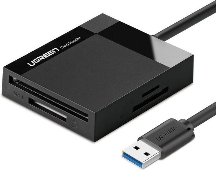 Ugreen USB 3.0 SD/Micro SD/CF/MS memory card reader black (CR125 30333) (USB 3.0)