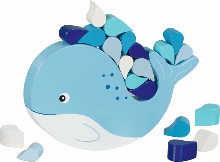 Actual product image Goki Balancing game whale (German, English, French, Italian)