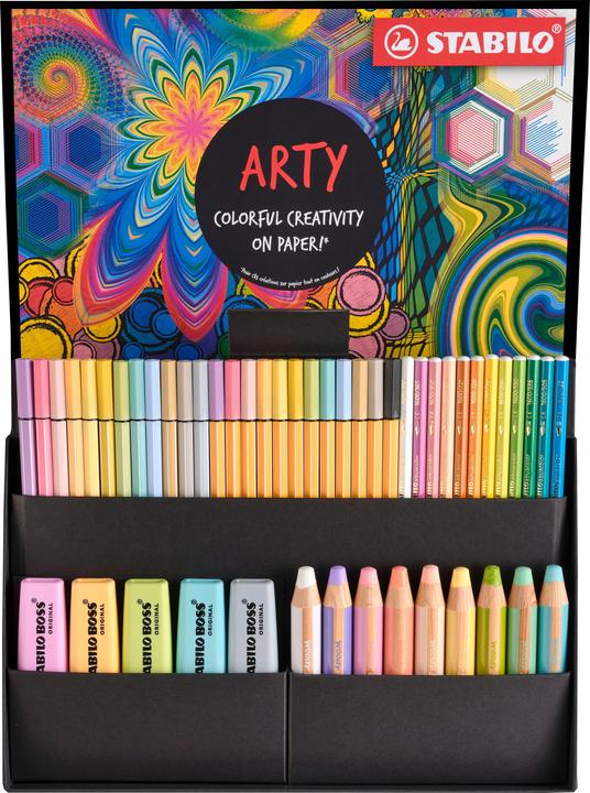 Immagine prodotto STABILO Pastello misto Arty (Multicolore, 50 x)