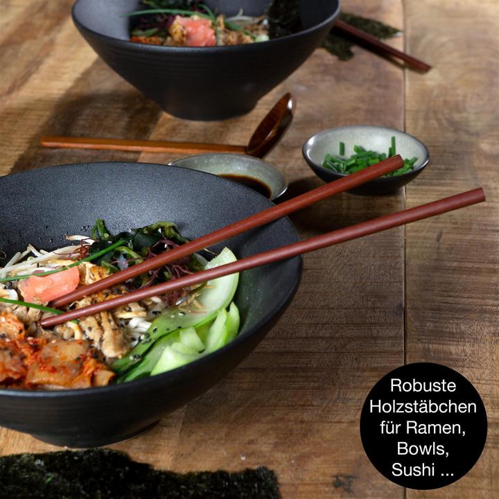 Actual product image Moritz & Moritz Bowls with chopsticks (24 cm, 0.70 l, 2 x)